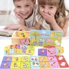 domino set, cartoon domino, animal domino, wooden domino, dominoes game set
