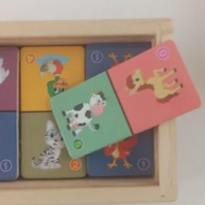 Received Wooden Animal Domino Game Set from customer S****a.