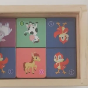 Received Wooden Animal Domino Game Set from customer T****y.