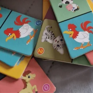 Received Wooden Animal Domino Game Set from customer M****z.