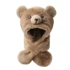 bear hat, plush hat