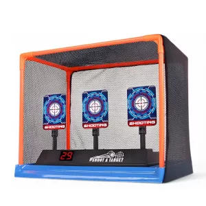 targets for shooting, targets for nerf guns, electric shooting target, toy gun target