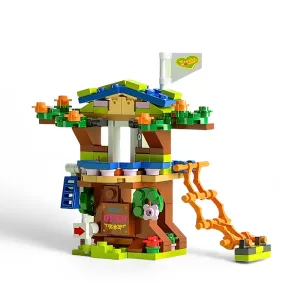 tree house toy, building blocks toy