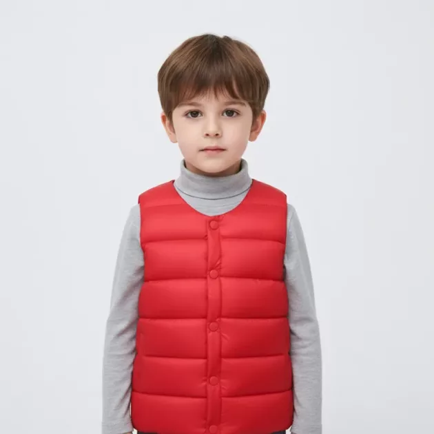 sleeveless puffer jacket
