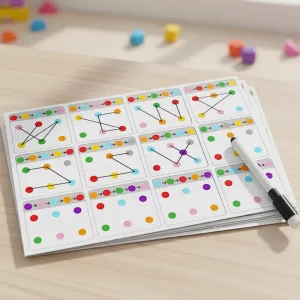 color tracking, color dot game, dot card game