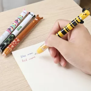 6pcs Cute Cartoon Erasable Gel Pen Set for Kids