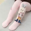 knitted tights, soft cotton tights, cute rabbit tights